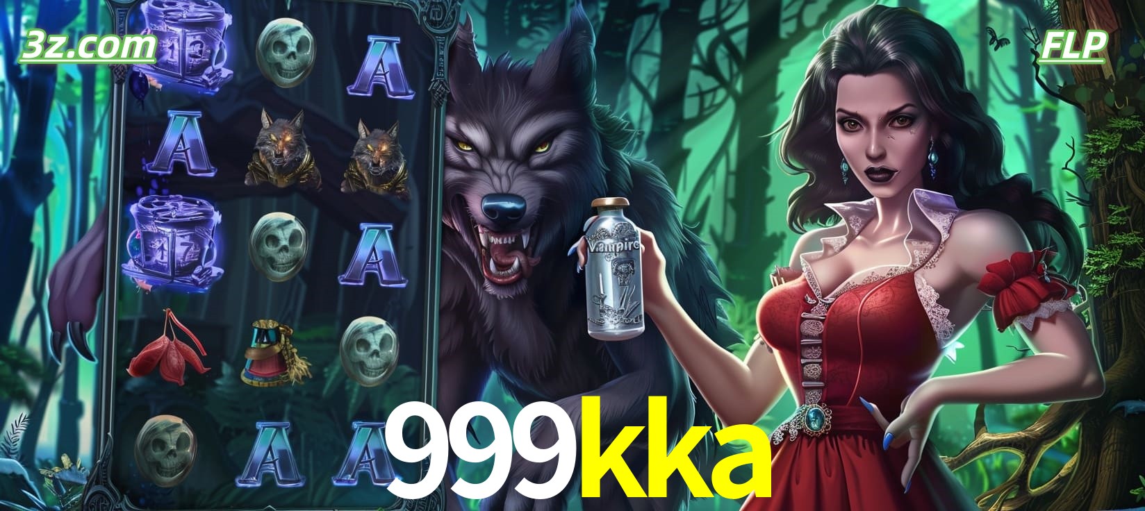 Slots online tema de lobisomem e vampira no 999kka cassino Brasil