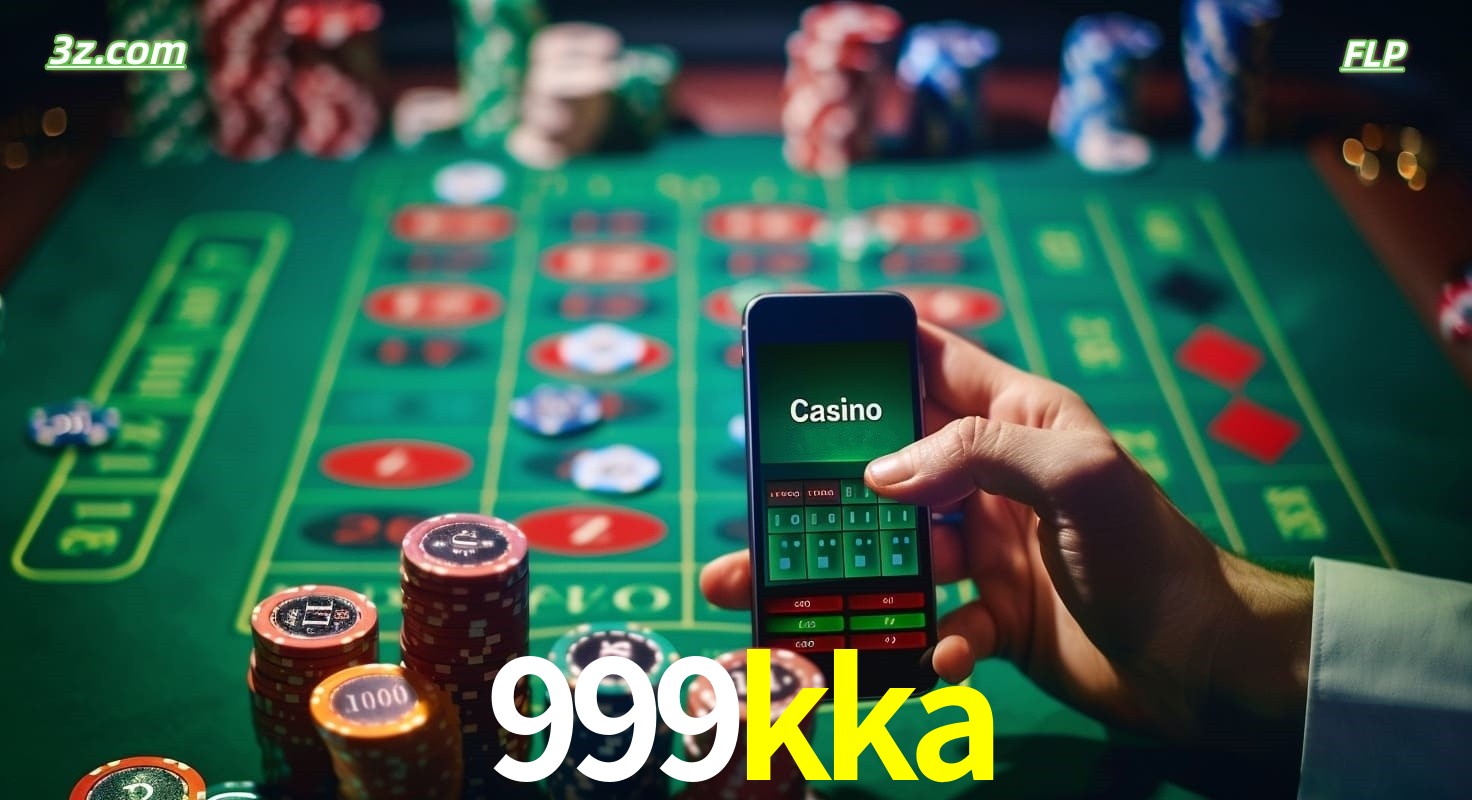 Cassino online móvel 999kka com apostas em roleta e fichas de pôquer