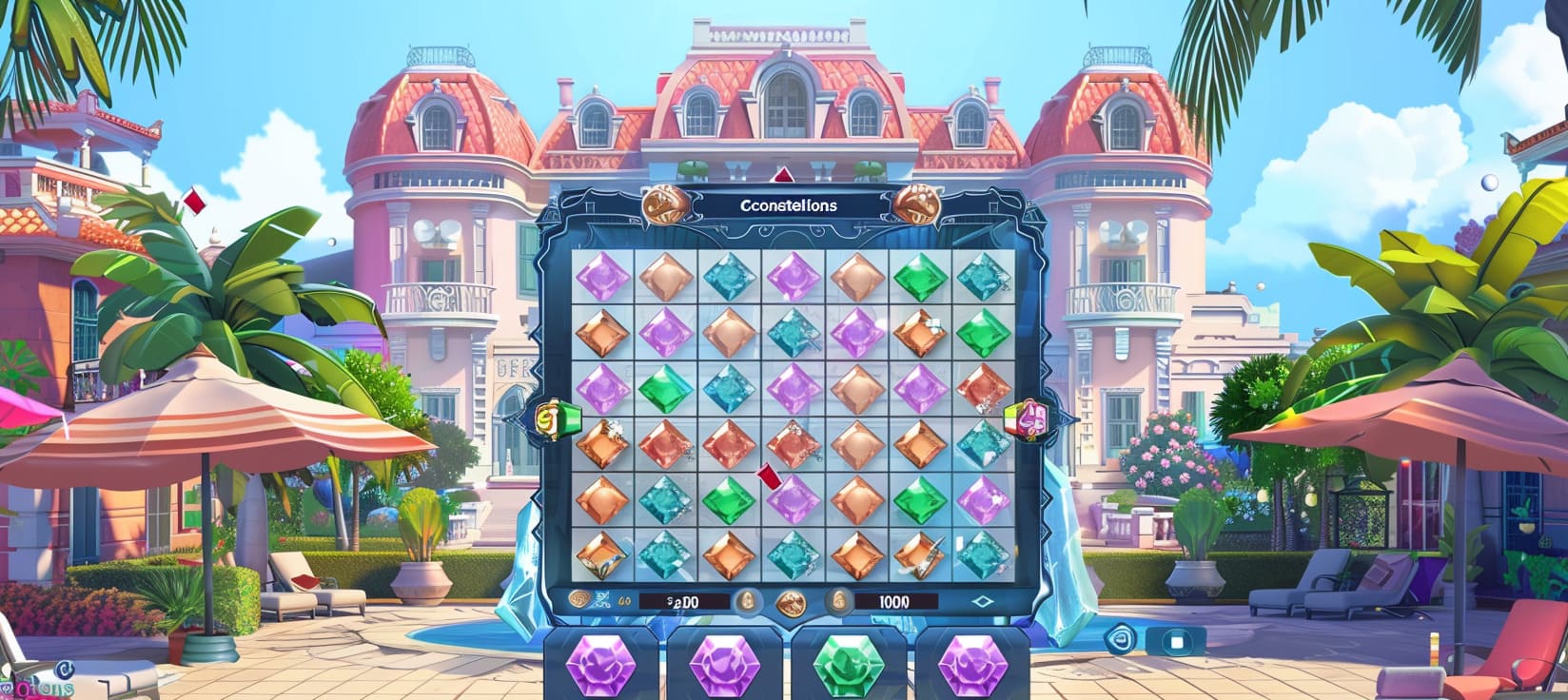 999kka Constellations slot game cassino online com pedras preciosas
